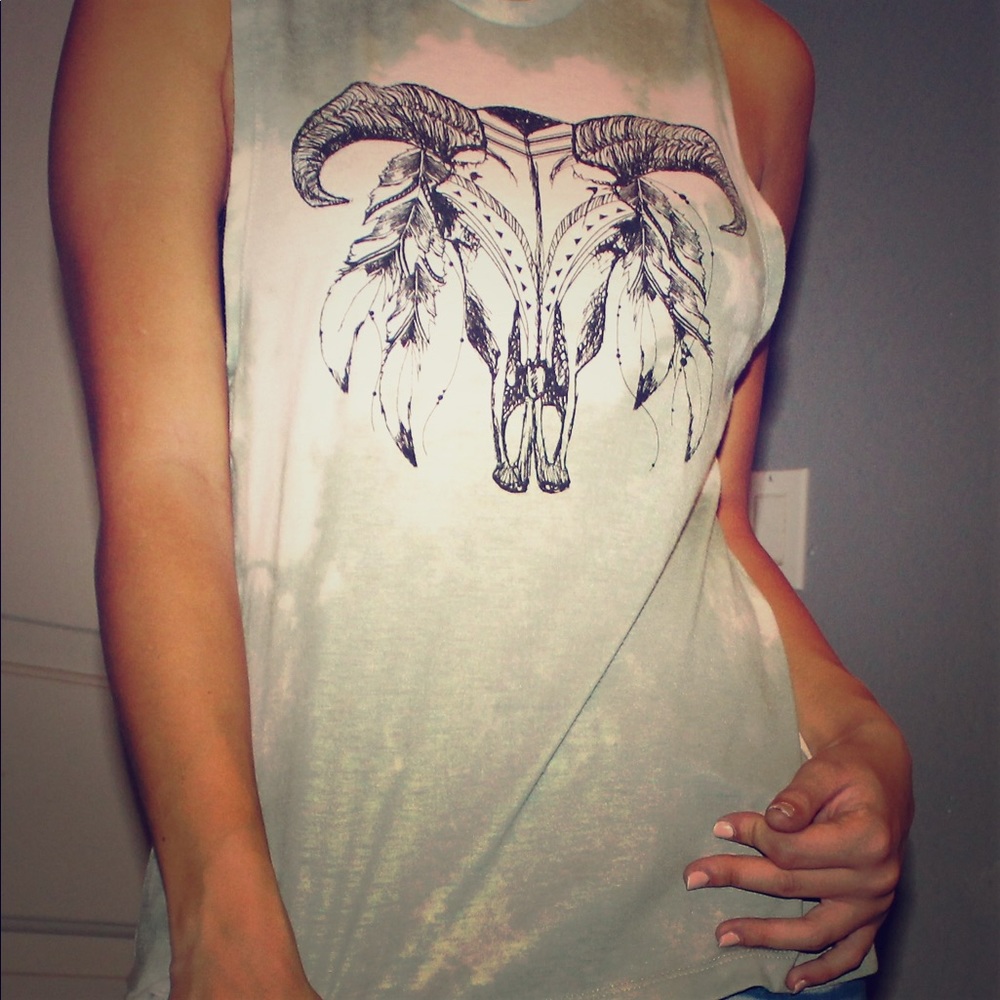 Fifth sun, steer skull shirt